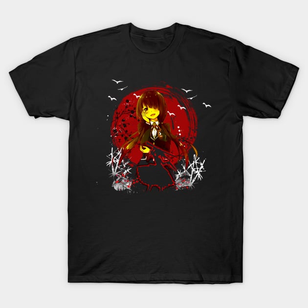 Kurumi's Clockwork Killer Aesthetic Tee T-Shirt by Julie lovely drawings